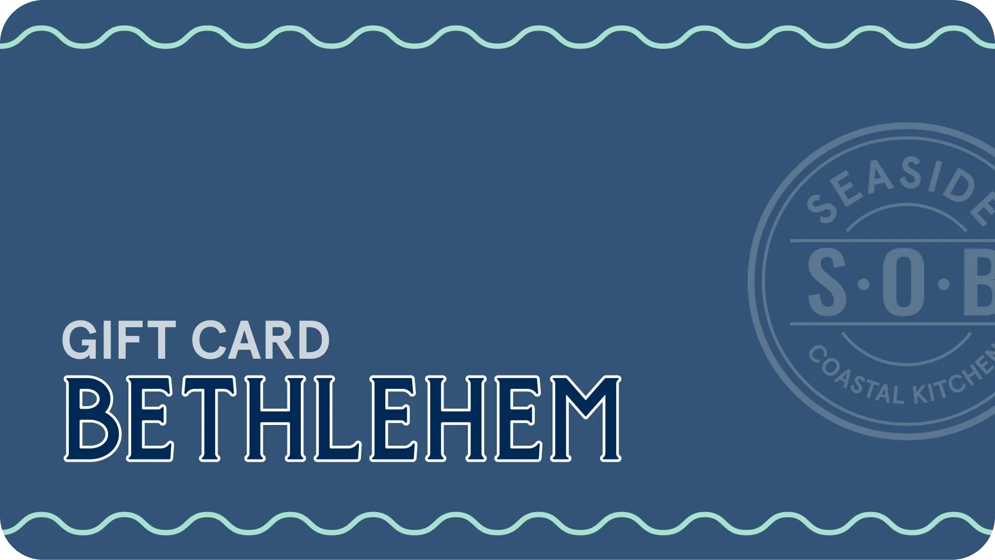 Seaside Bethlehem gift card